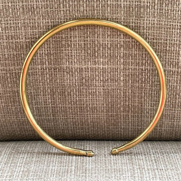 Bracelet Lot of 2 Wrist Band Metal Silver and Gold Tone Fashion Unisex Jewelry - Picture 4 of 11